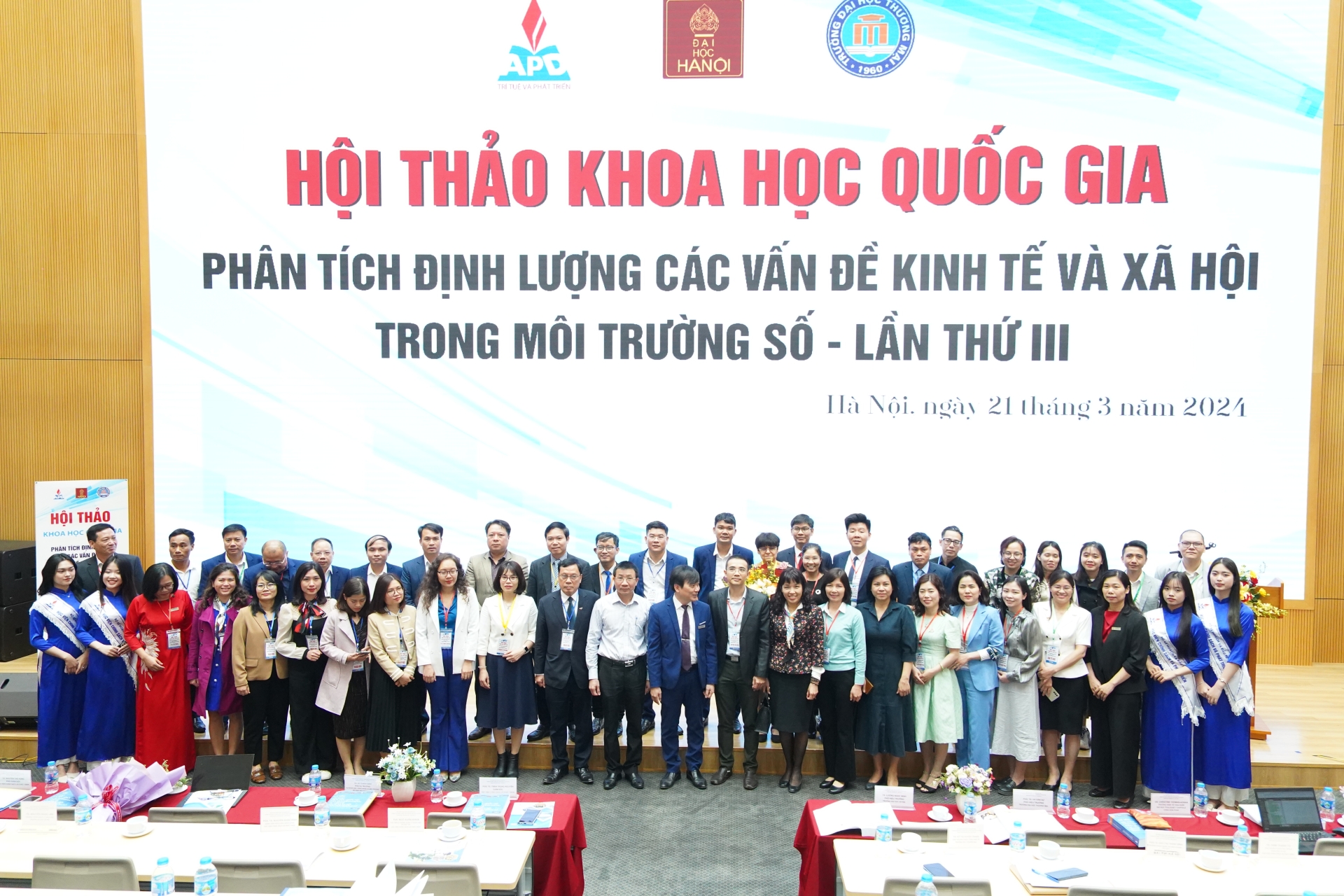 Hội thảo Khoa học Quốc gia với chủ đề “Phân tích định lượng các vấn đề kinh tế và xã hội trong môi trường số - lần 3”